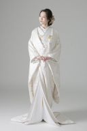 鶴　小花柄（WU03509)