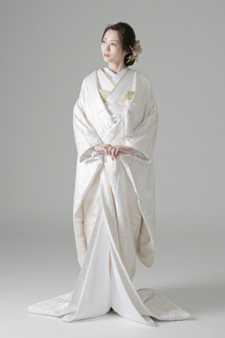 鶴　小花柄（WU03509)