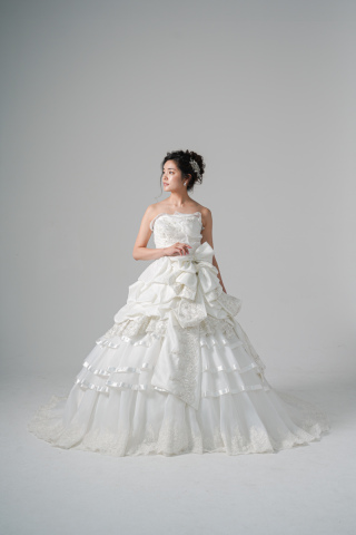 胸元フリルバブリングスカート(WD00605)