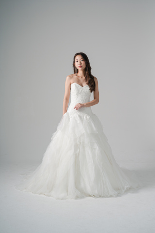 胸元総レースソフトマーメイド(WD00574)