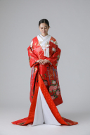 藤 鶴 芍薬 ヱ霞模様（IU15512)