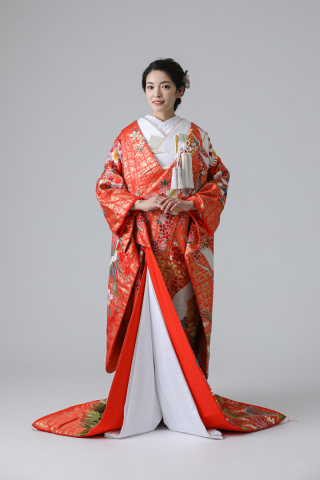 鶴　鳳凰　青海波　菊（IU01057)