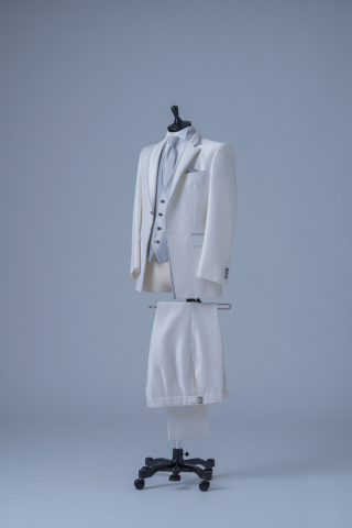 グレーパイピングベスト（TX70137）