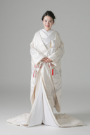 鶴黒刺繍柄（WU03512)