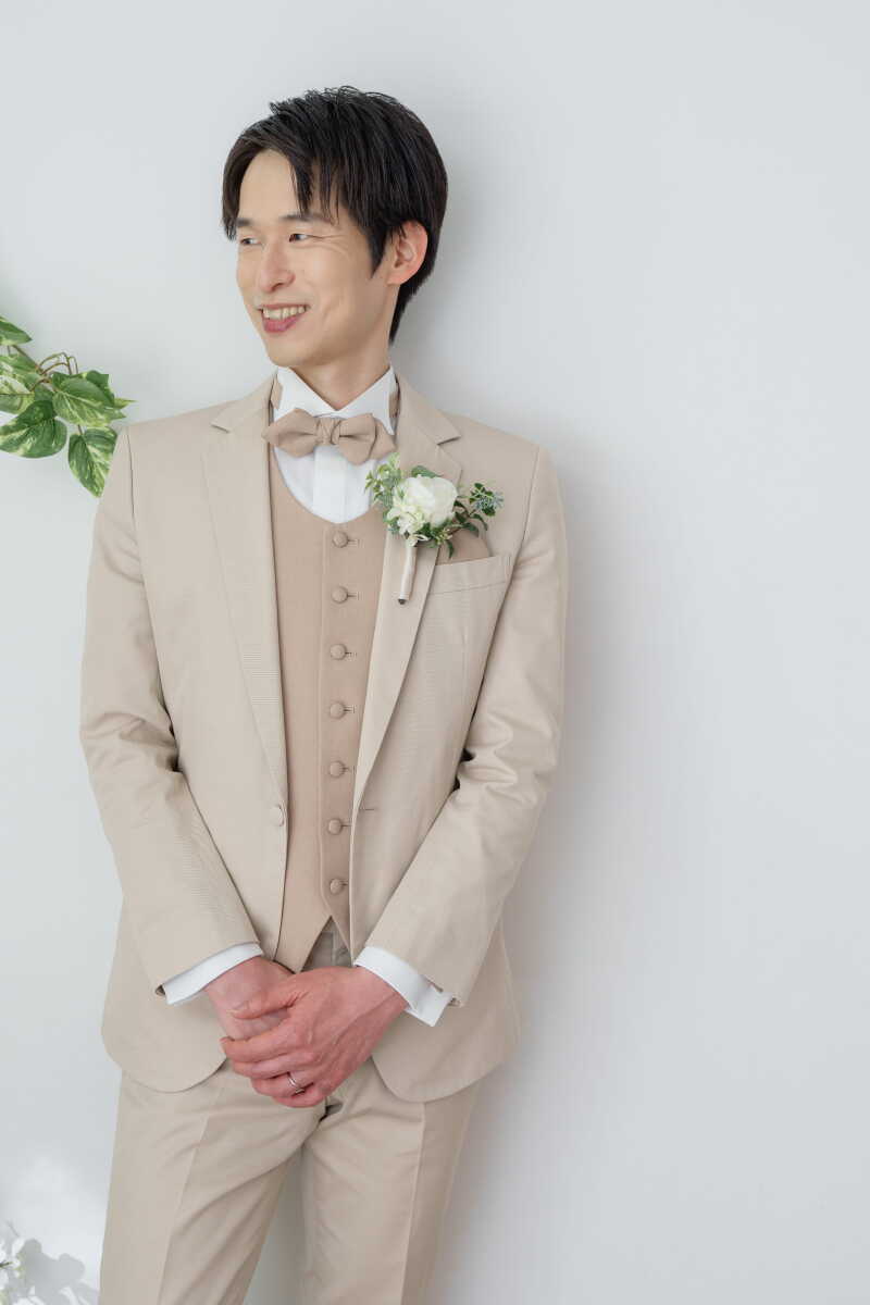 ご新郎様のソロカット