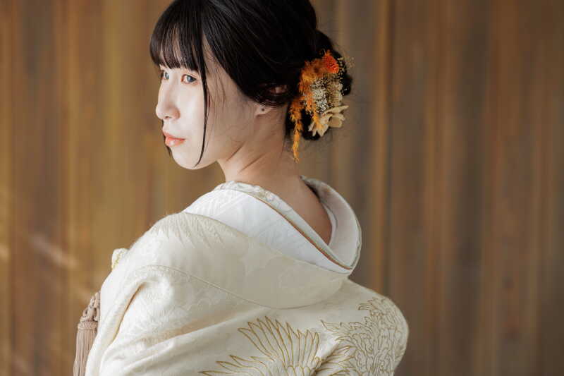 新婦さんの横顔