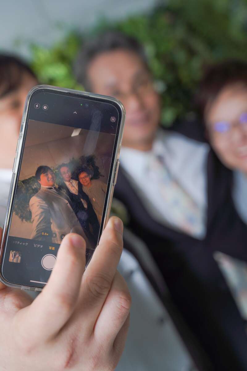 ご新婦様のお着替え中に