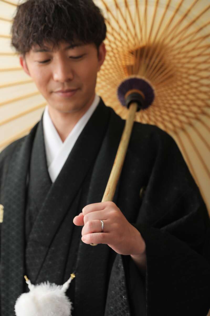 新郎様のソロカット