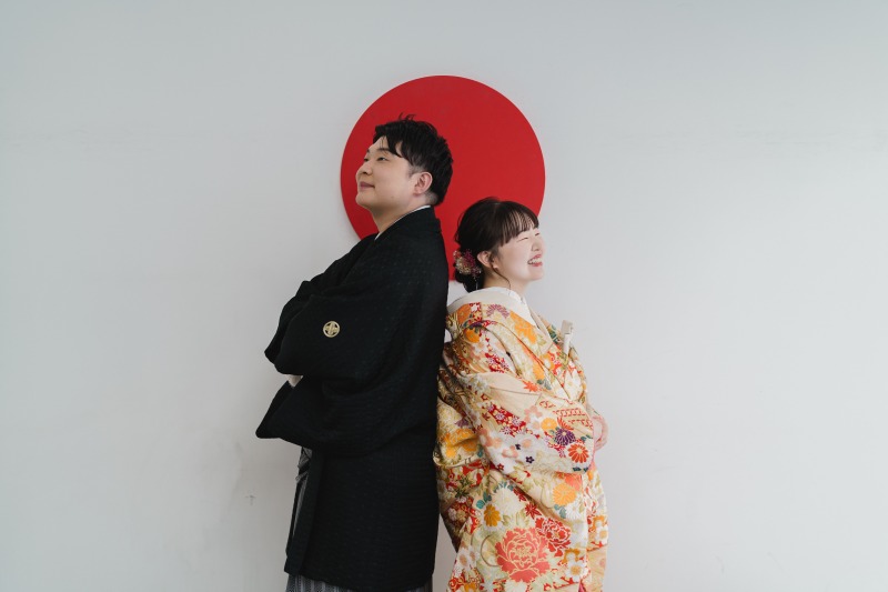 日の丸でシンプルに