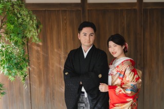 新緑のお写真を屋内庭園で