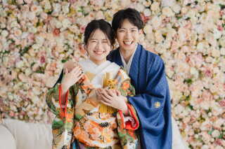 天候や気温に左右されず、おしゃれな和装撮影を。