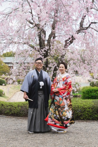 桜咲く花田苑で