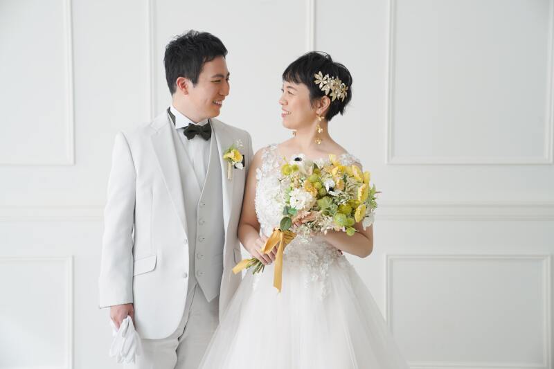 お二人で並んで