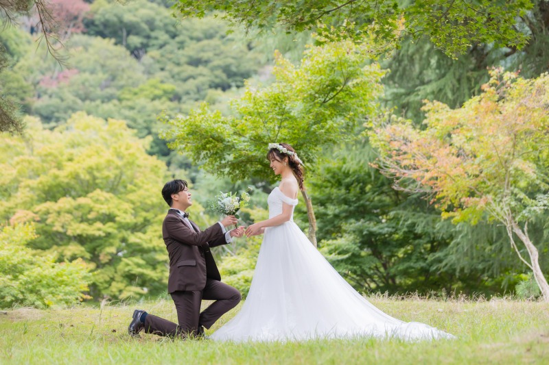 ロマンチックなプロポーズシーン