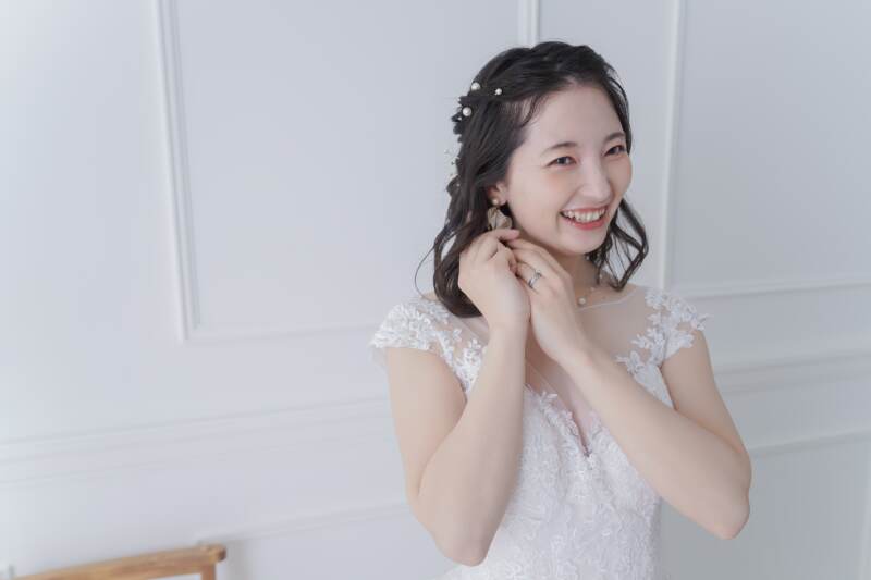 お支度シーンを