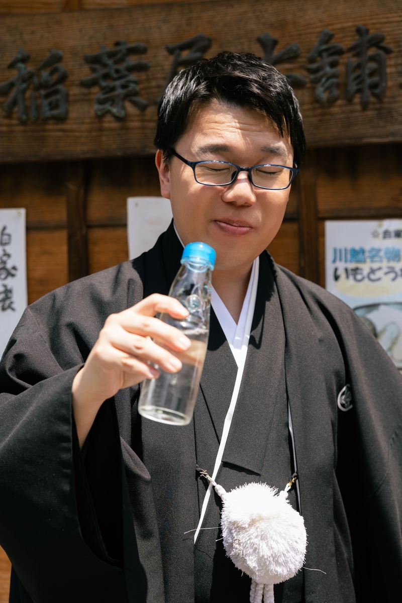 ラムネを飲んで