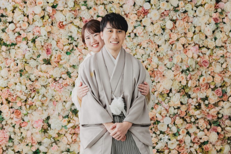 次はお花の背景で