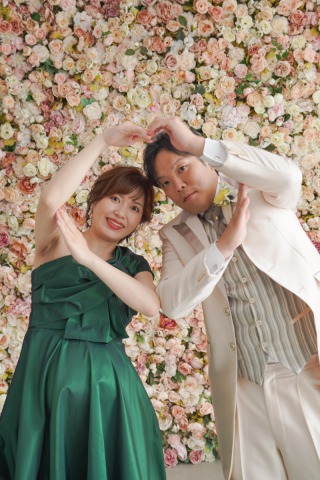 洋装ハウススタジオでの撮影