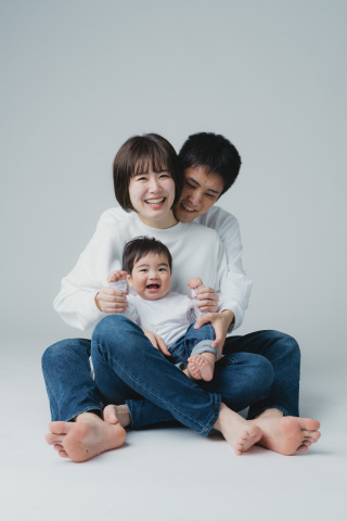 ライフフォトプランで再会したご家族様と！