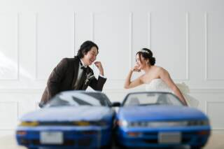 スタジオでアイデア溢れる撮影を