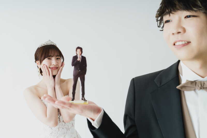 アクスタと一緒に！