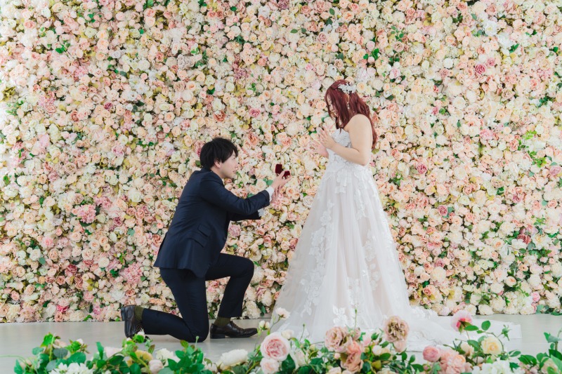 プロポーズシーンをロマンチックに