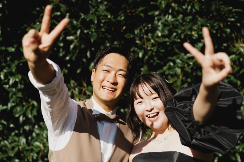 ラストはピースで！