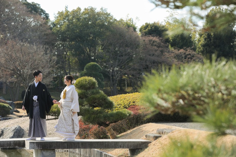 橋を渡りながら