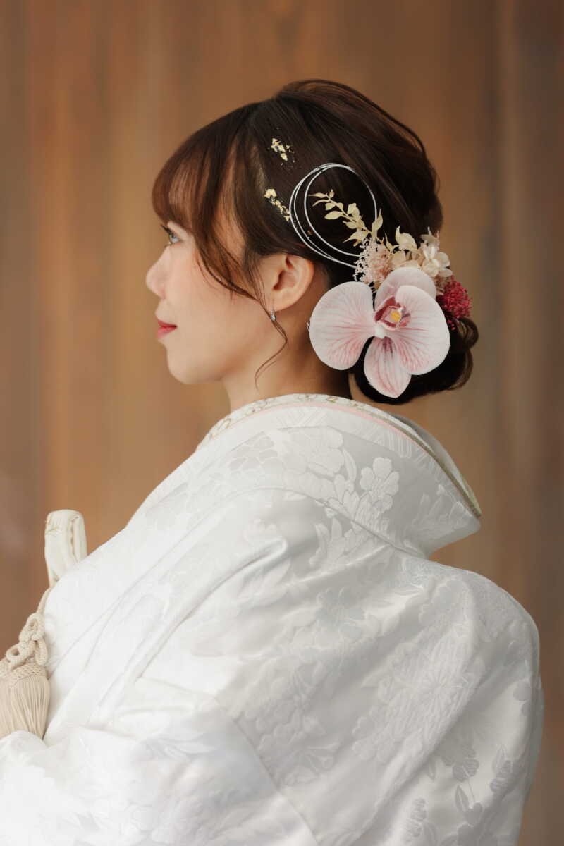 こだわりのヘアメイクも