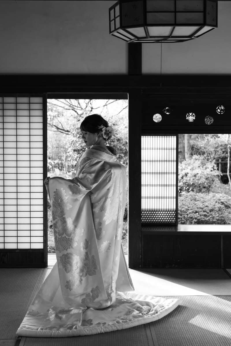 新婦さんの後ろ姿