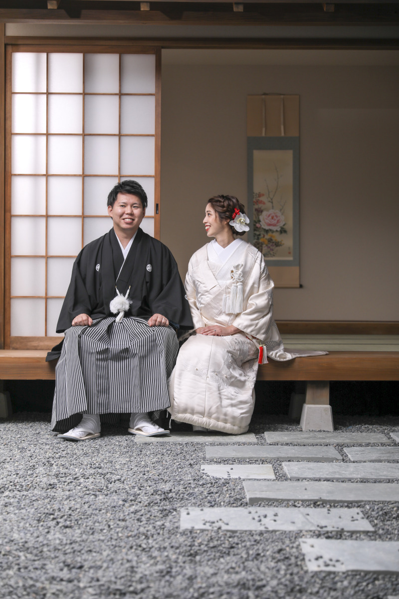 縁側にお座りショット