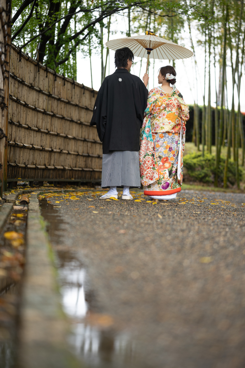 雨の日の花田苑
