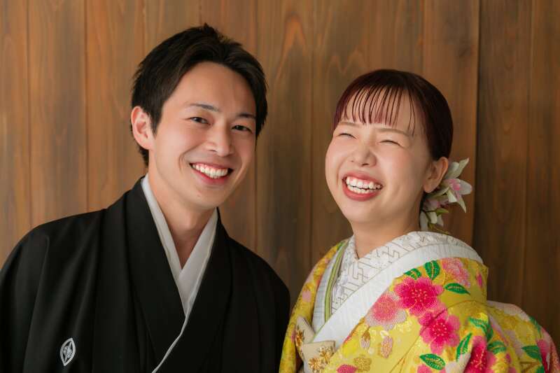 満面の笑顔で！