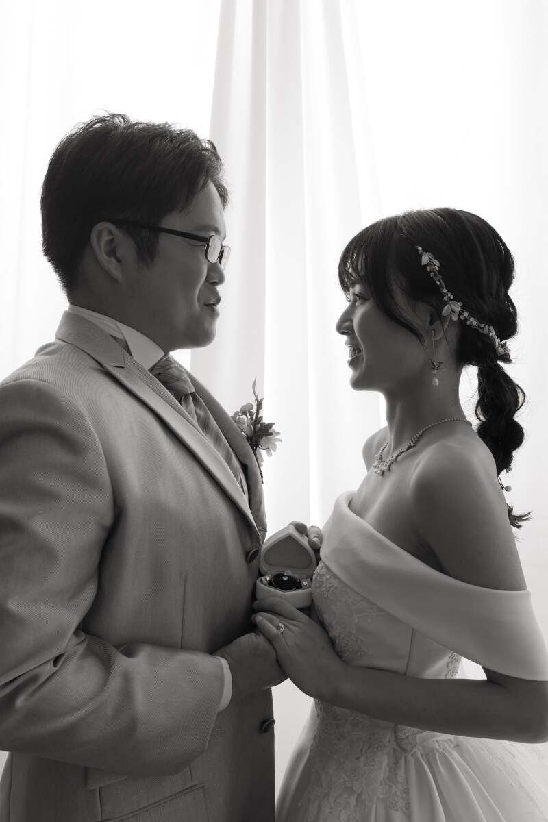 モノクロで幻想的な雰囲気にも