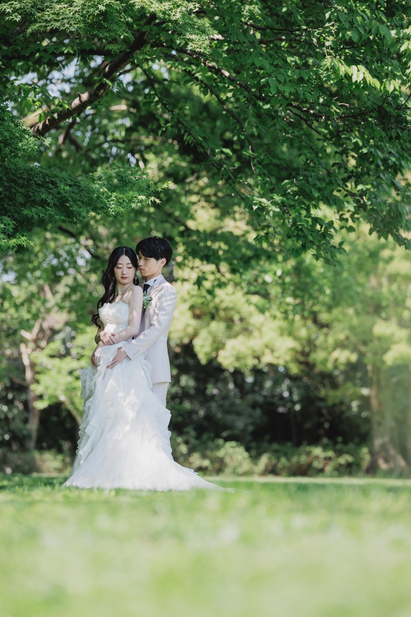 自然いっぱいの中で撮影