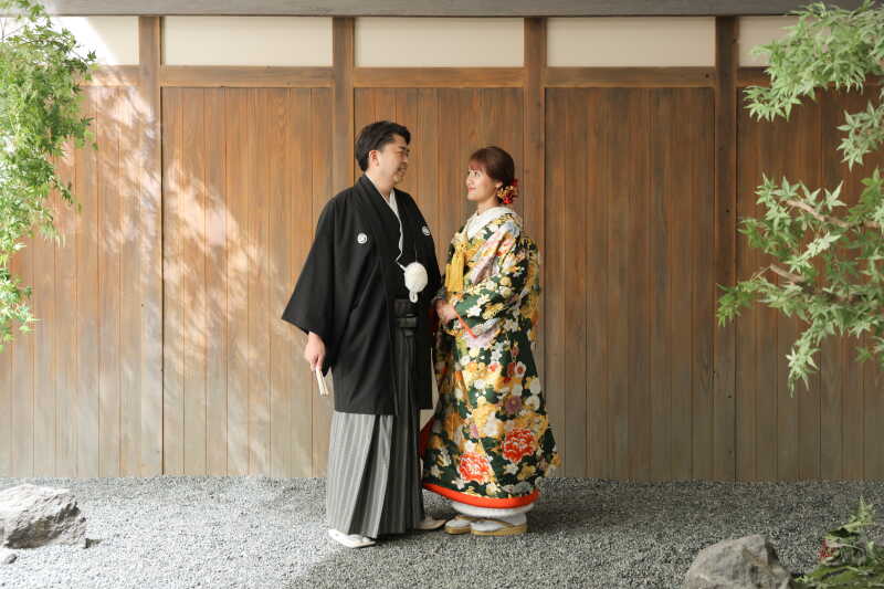 屋内庭園で！