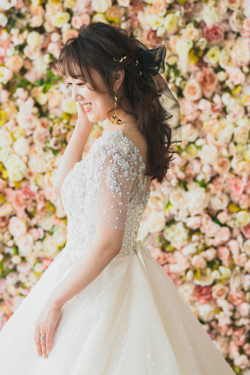 ヘアメイクにもこだわりを。