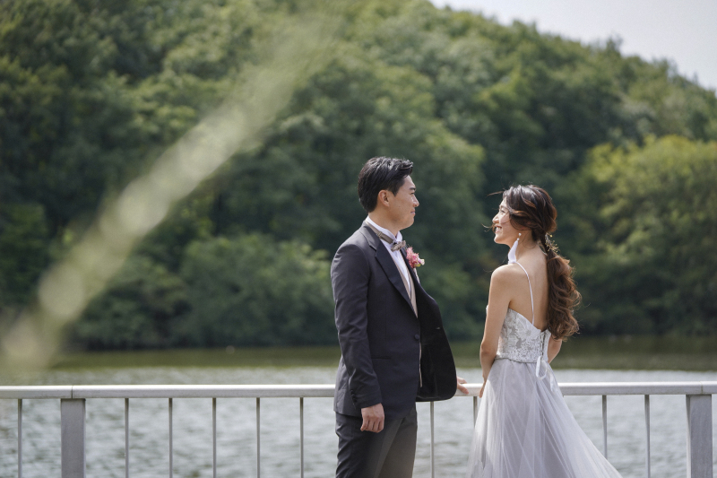 見つめ合うお二人...♡