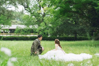 大宮公園で緑に囲まれて