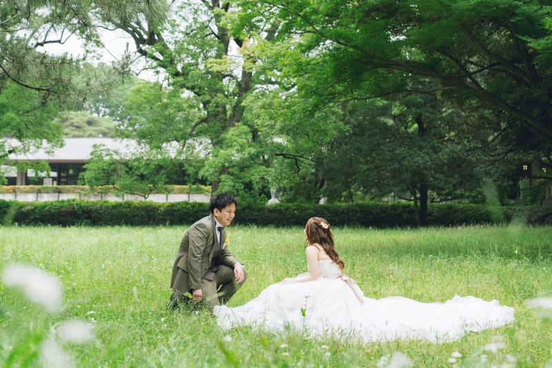 大宮公園で緑に囲まれて