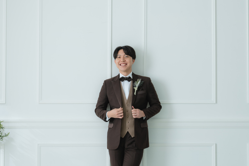 ご新郎様のソロショット