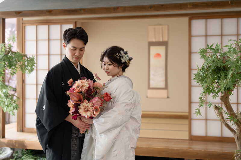 ブーケを使って