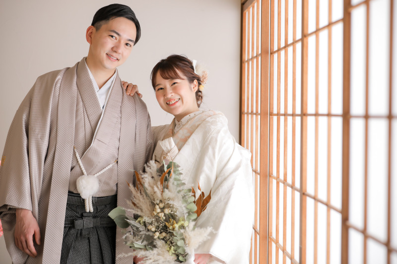 最後は白無垢を着て！