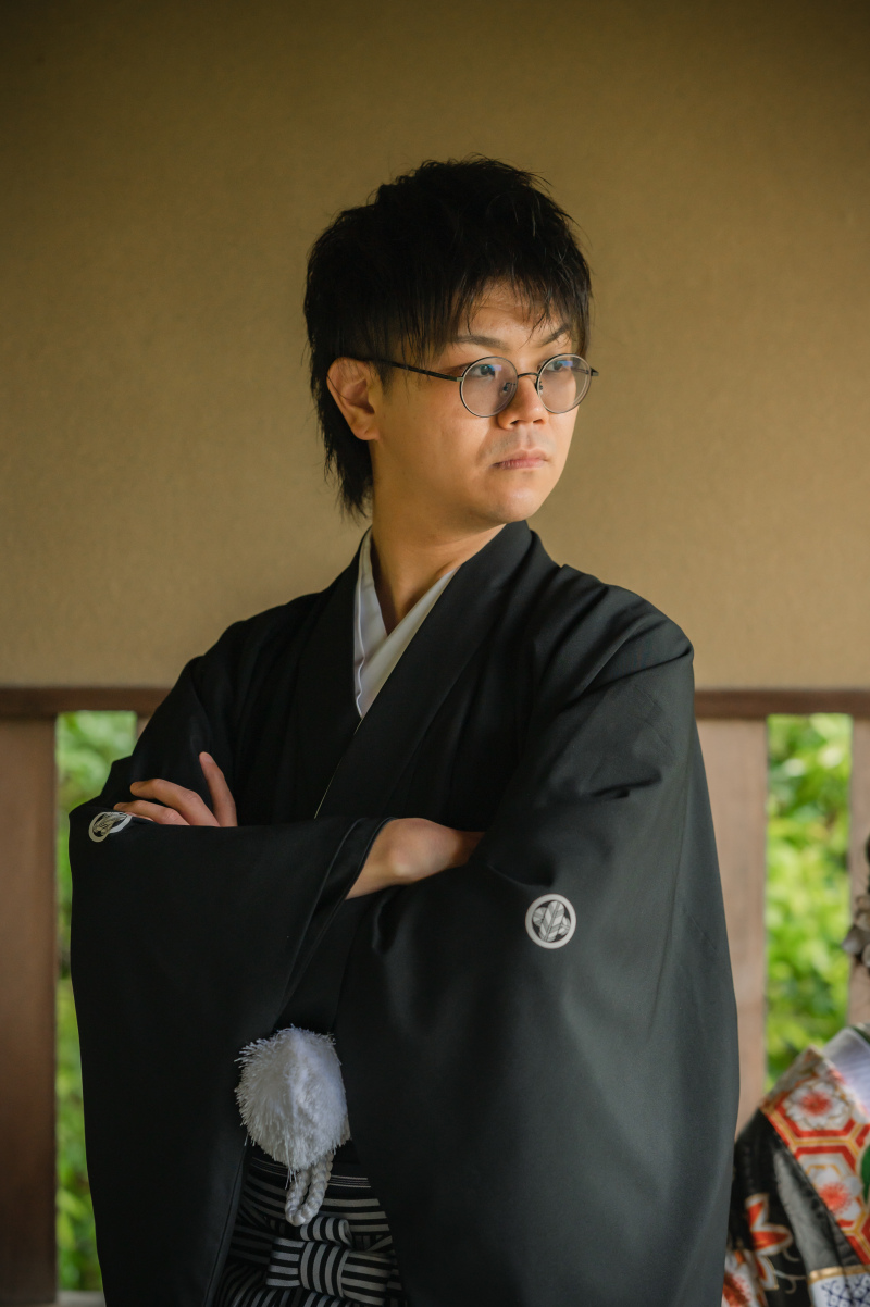 新郎様のソロカット。