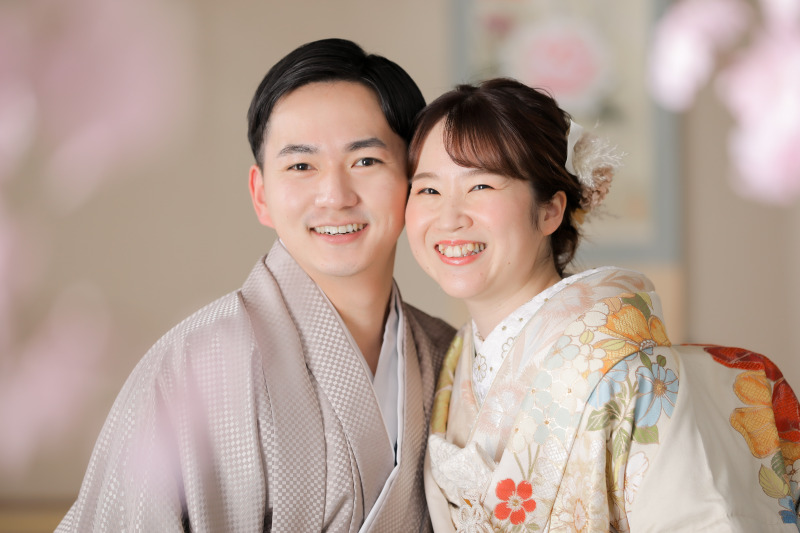 ほっぺをくっつけて！