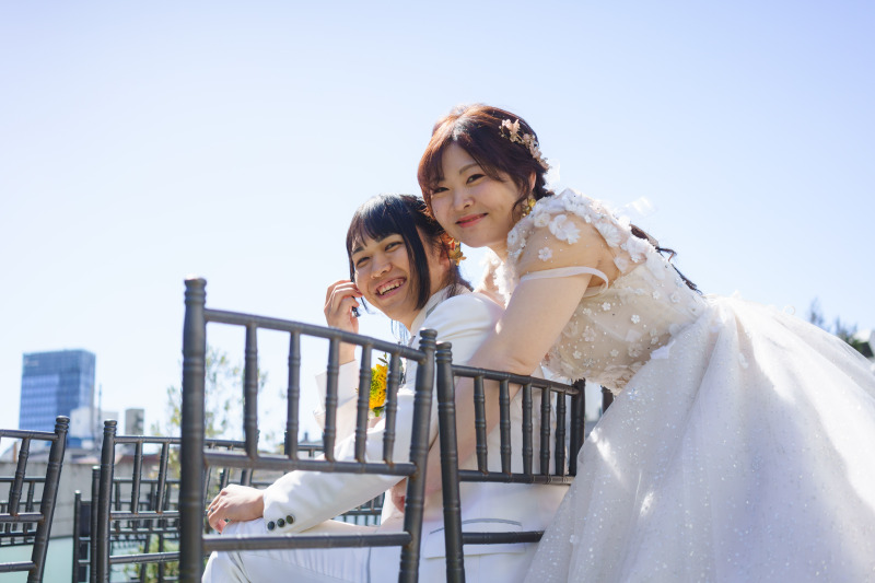 新郎さんの笑顔が素敵