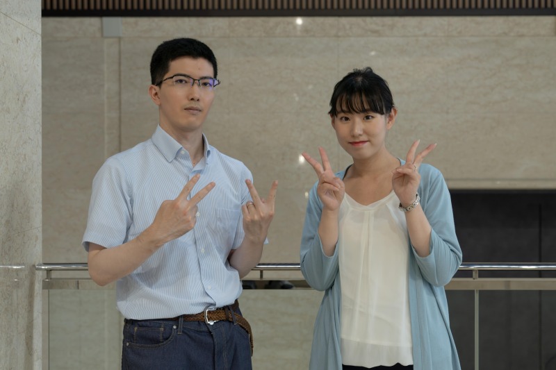 最後は、ラフにピース！！