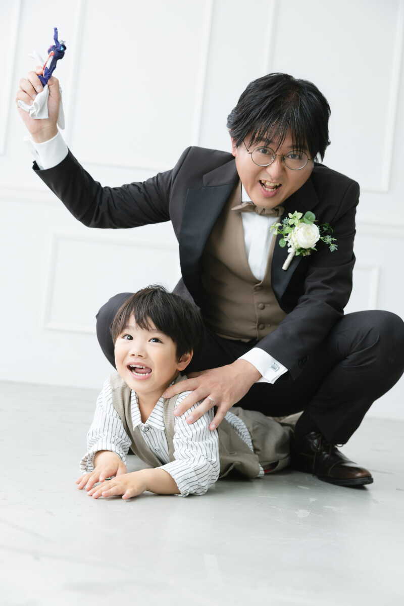 楽しく自然な表情で