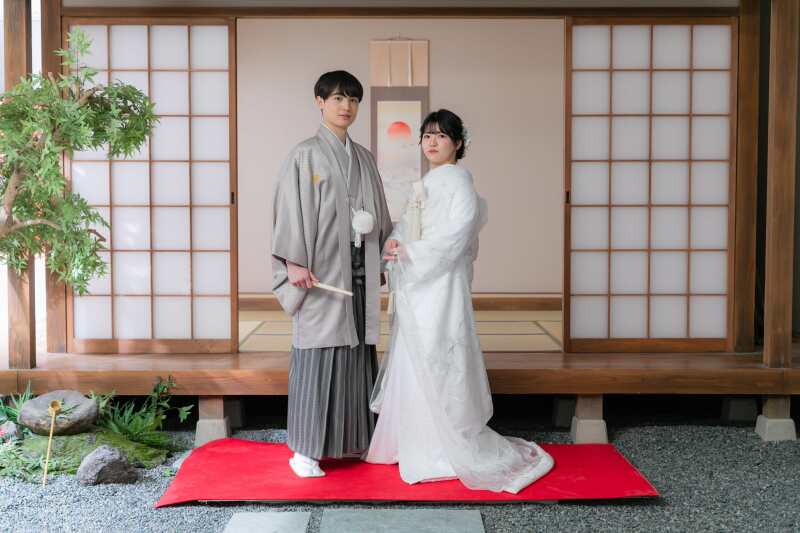 お着物を整えて