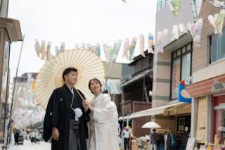 レトロな街並みの川越ロケーション